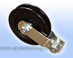 Pulley 3-1/2" Cast Iron with Double Flanged Bearings